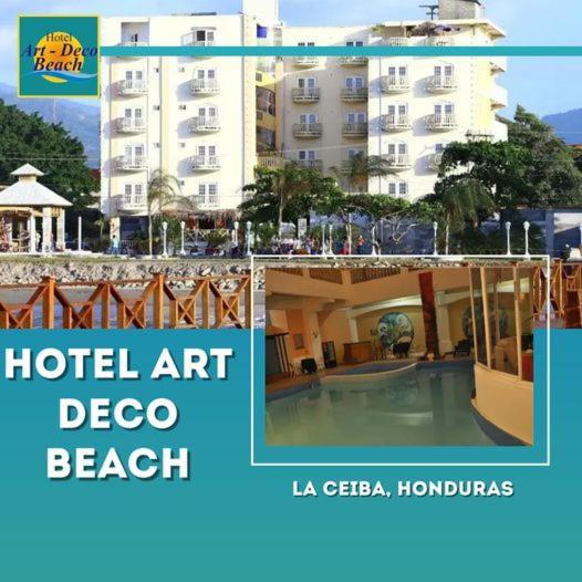 Hotel Art Deco Beach La Ceiba Eksteriør billede